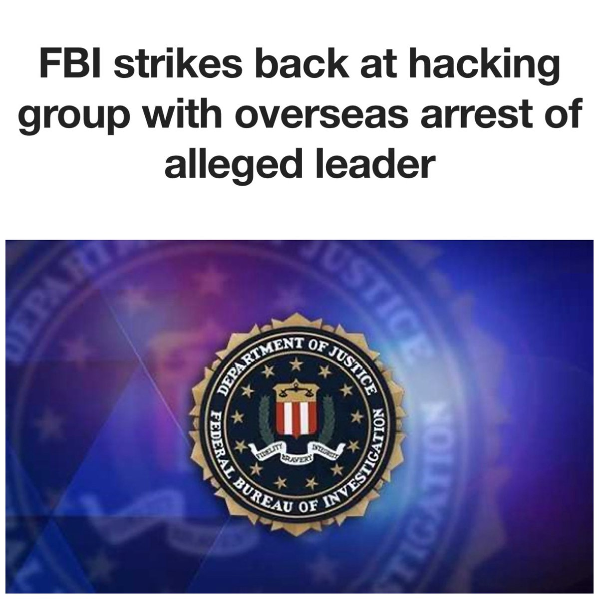 FBI_Response's tweet photo. ShinyHunters thought borders and keyboards could protect them.

Wrong.

Working with Dutch National Police, the FBI helped take down one of the group’s alleged leaders — a 24-year-old Amsterdam man tied to a global cybercrime operation targeting victims in the U.S. and around the world.

Electronic devices seized.
More leads being worked.
More arrests possible.

To cybercriminals hiding anywhere on the planet: we know how to find you.
