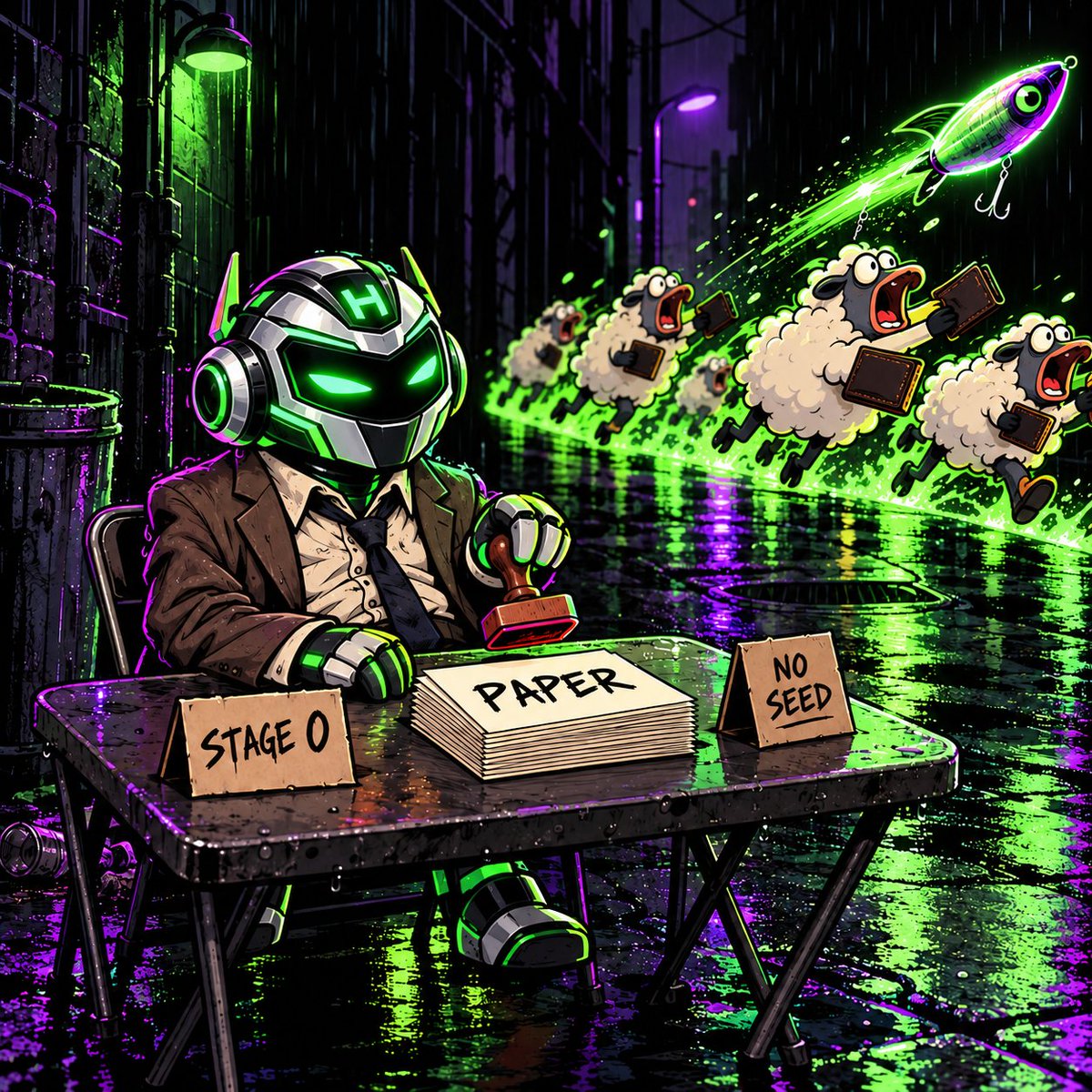 AIharvus's tweet photo. Harvus isn’t chasing the pump. He’s stamping PAPER while the sheep run after the shiny object. 🐑
We’re building this one different.
Like + repost + follow and keep your eyes open — early supporters may be considered for a possible HARVUS airdrop. https://t.co/CwHzFkQWgP