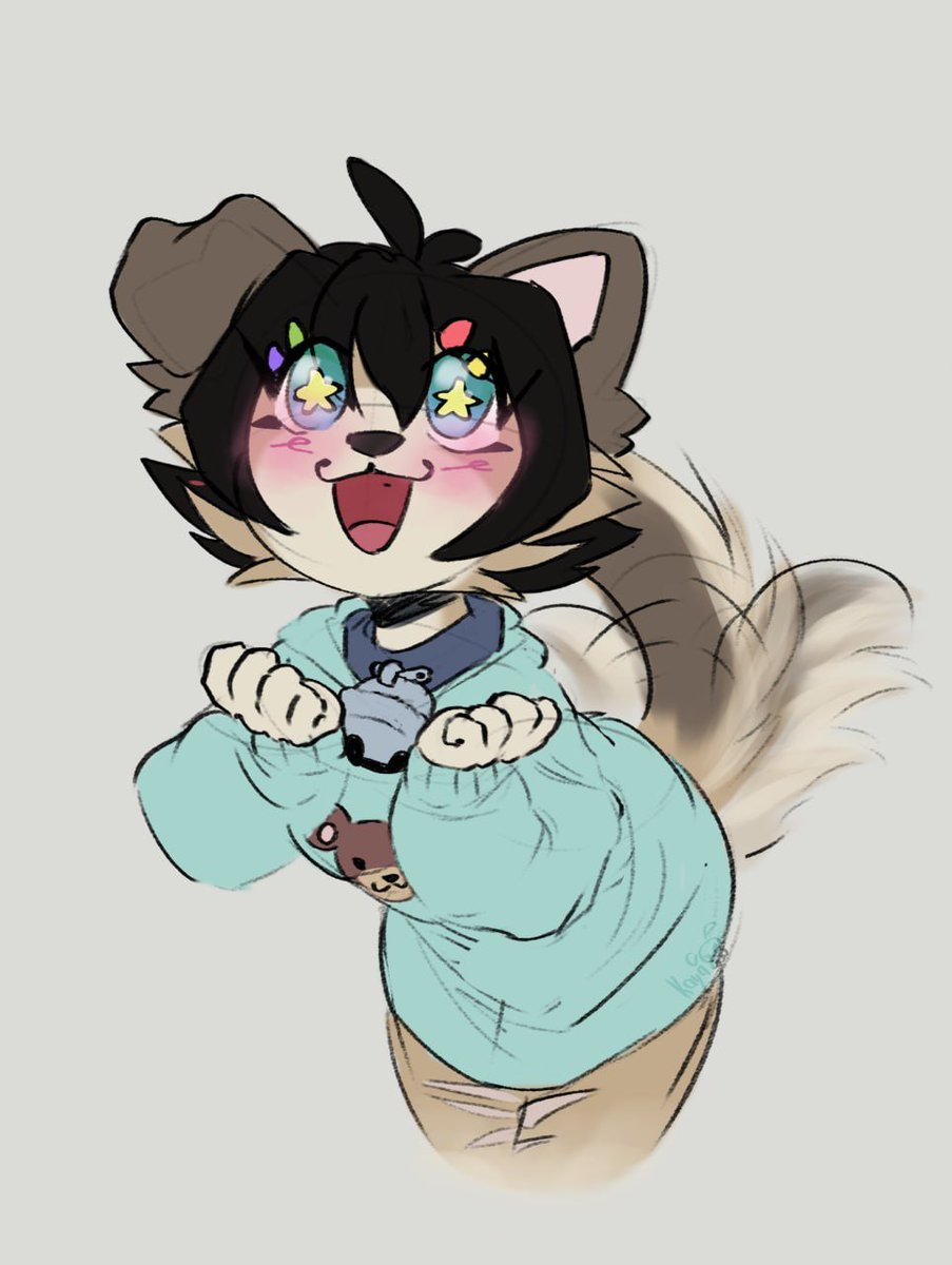 kellyfrogs's tweet photo. Noah is the cuttest puppy, give them a pat for being this much cute #RemnantEntropy
(old art) they are a minor ok guys, please-
#cute #kawaii #silly https://t.co/C2EHVZ4Y4E