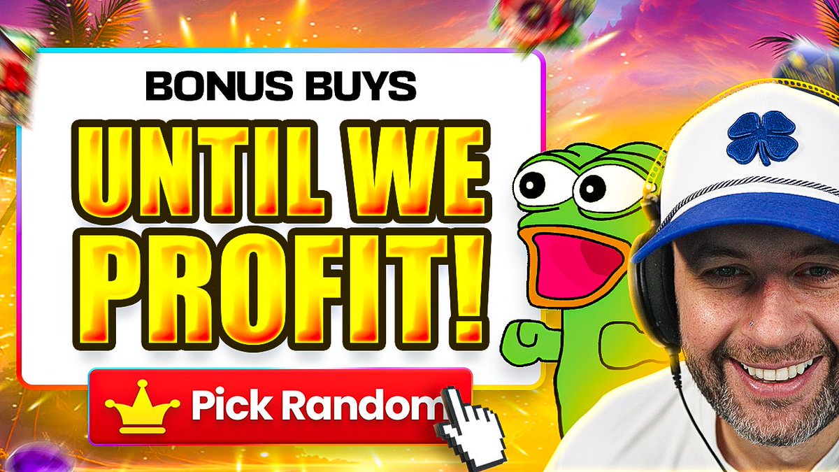 WatchGamesTV's tweet photo. *NEW VIDEO*

I CANT LEAVE UNLESS THE BONUS HITS... BUT ITS PICK RANDOM!!

Watch it here: https://t.co/b1wHRax7Za https://t.co/hZwLrL1nzk
