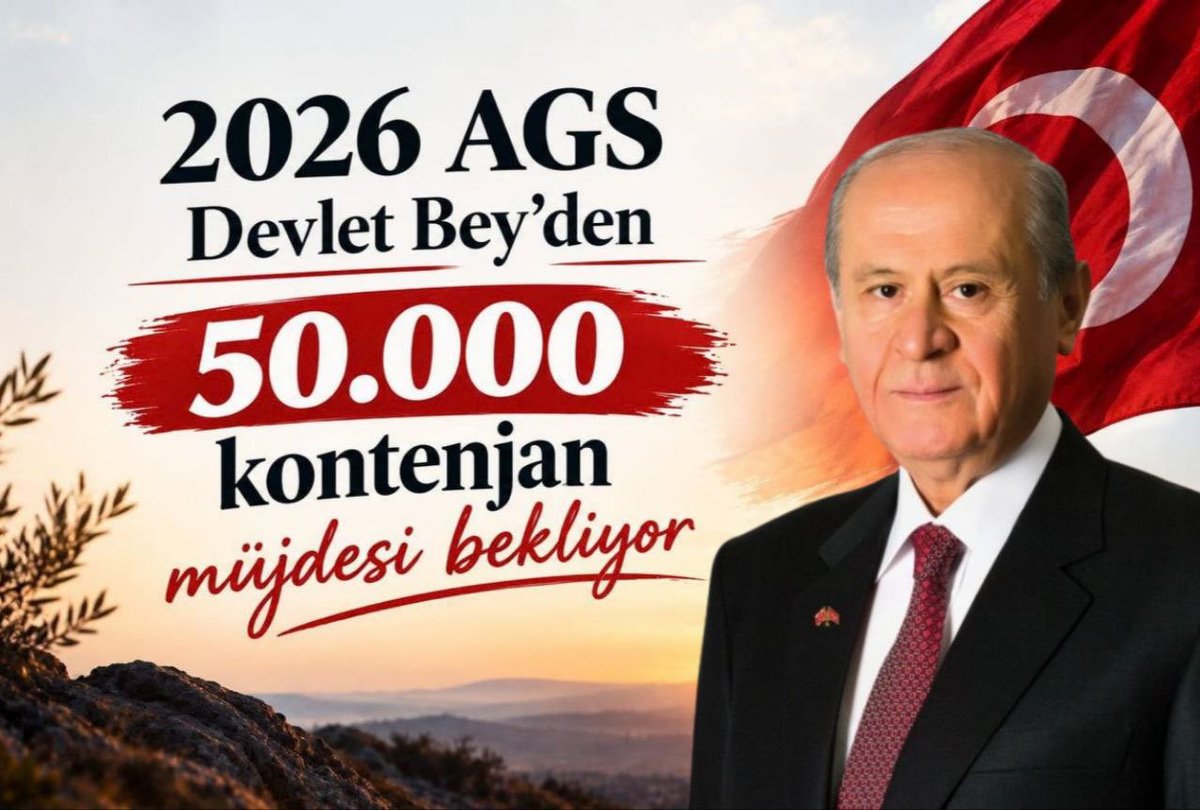 KevserKarakas4's tweet photo. 2026 AGS ile MEB Akademisi'ne 50 bin alım yapılması konusunda MHP Lideri Sayın Devlet Bahçeli'nin mecliste öncülük edeceğine yürekten inanıyoruz. @dbdevletbahceli @MHP_Bilgi @PrfDrFilizKilic @ersoyruhi @Eyupyildizlar @ismailozdemirrr @ayyildirim1 #AGS50BinDevletBeyle https://t.co/GsN7K0IkLV