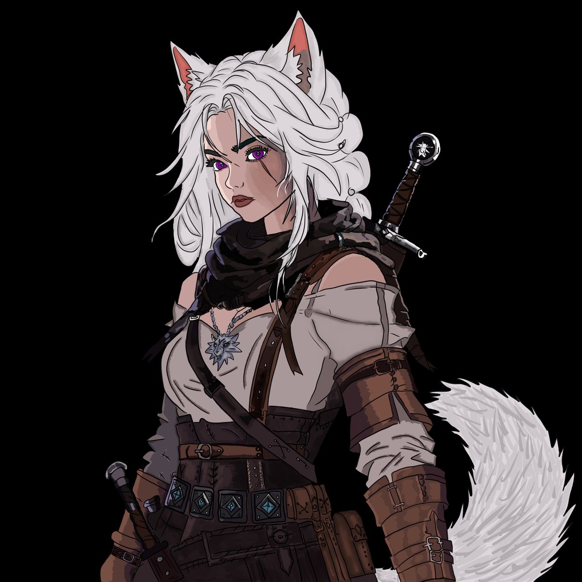Snowwolfess's tweet photo. @Icykaty_ My latest work it's got eyes closed and mouth open sets too 😅 https://t.co/73Z6bAiuDS