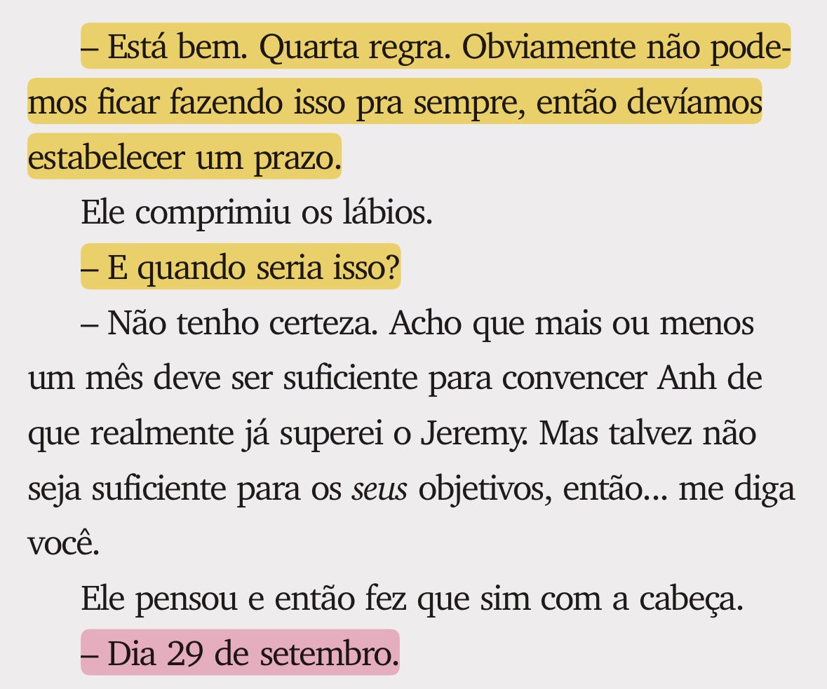 rhysouls's tweet photo. minha mãe ali hazelwood anunciando a sequência de the love hypothesis no dia 29 de setembro que é o dia que adalive combinou de terminar o relacionamento de mentira deles ela é tão especial https://t.co/1UIHg1HEUG