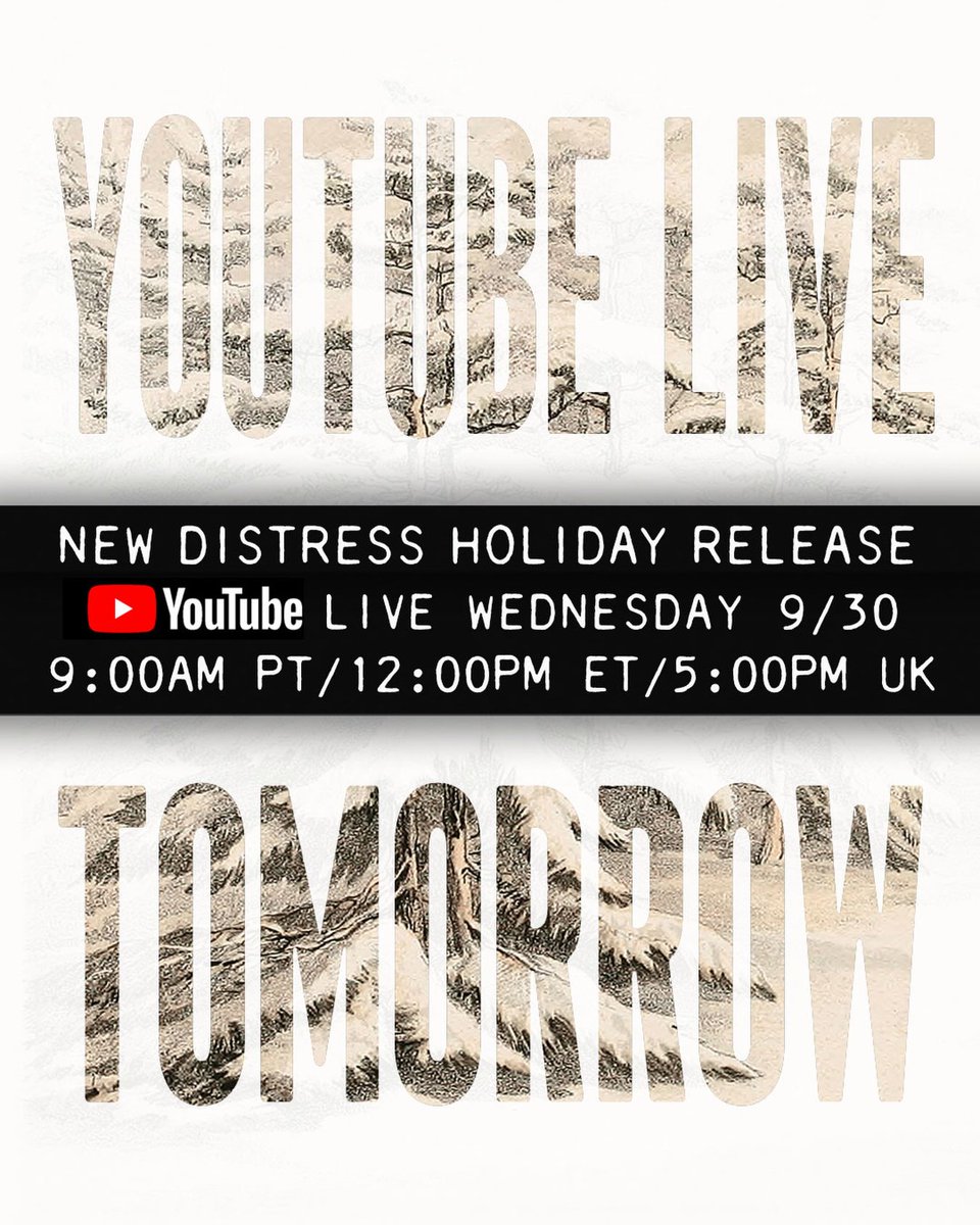 stampers_anon's tweet photo. ✨ Wait… a Wednesday LIVE? Join us tomorrow September 30th at 9am PT / 12pm ET / 5pm UK on YouTube LIVE for a @tim_holtz Special Distress Holiday release! See all of the details + a demo of this new magical product collection ✨

#timholtz #stampersanonymous https://t.co/YwMul6gl6l