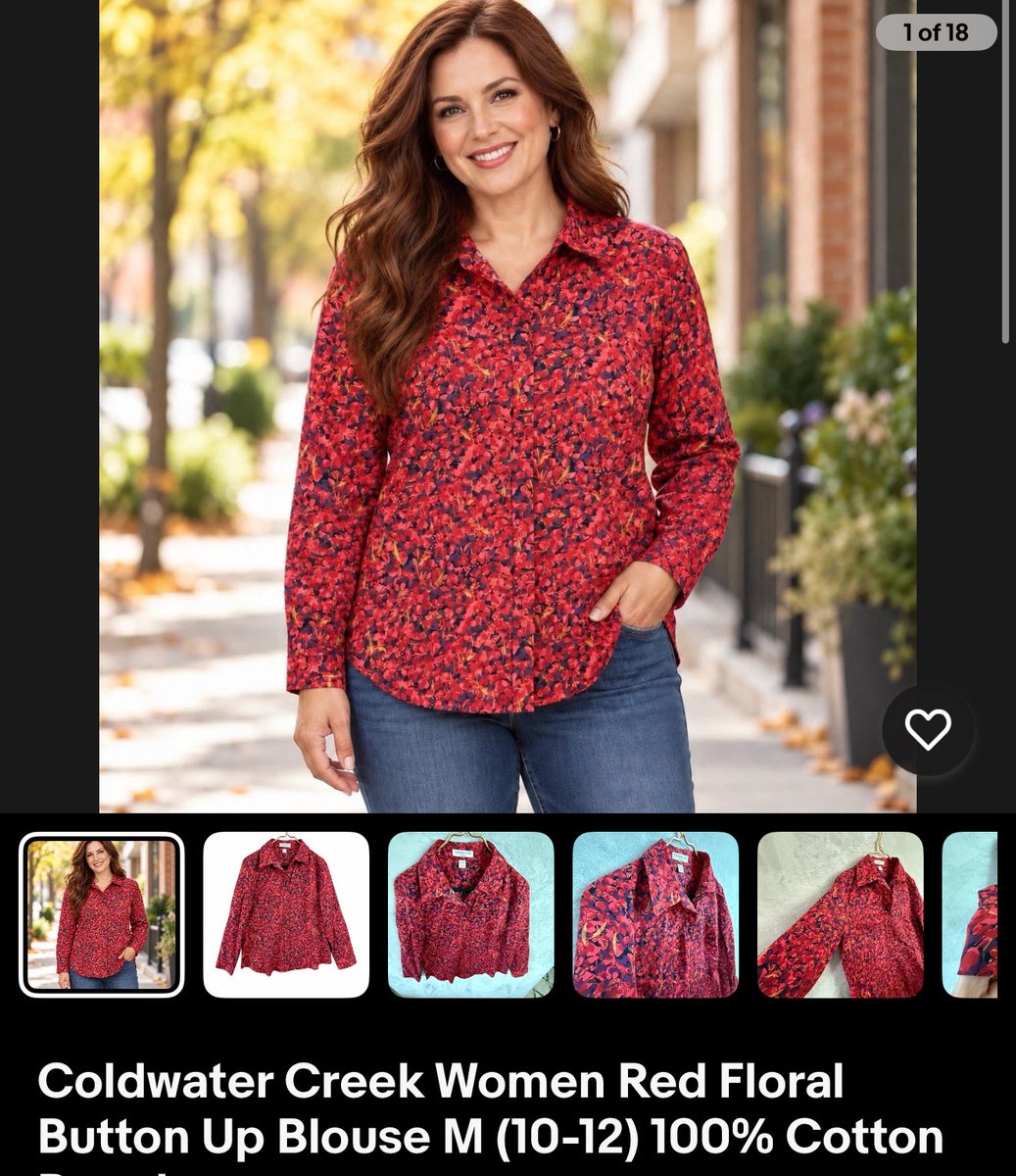lisnarda6's tweet photo. Check out Coldwater Creek Women Red Floral Button Up Blouse M (10-12) 100% Cotton Regular https://t.co/HLa3Cxuyzj #eBay via @eBay https://t.co/lIvKQKL1QJ