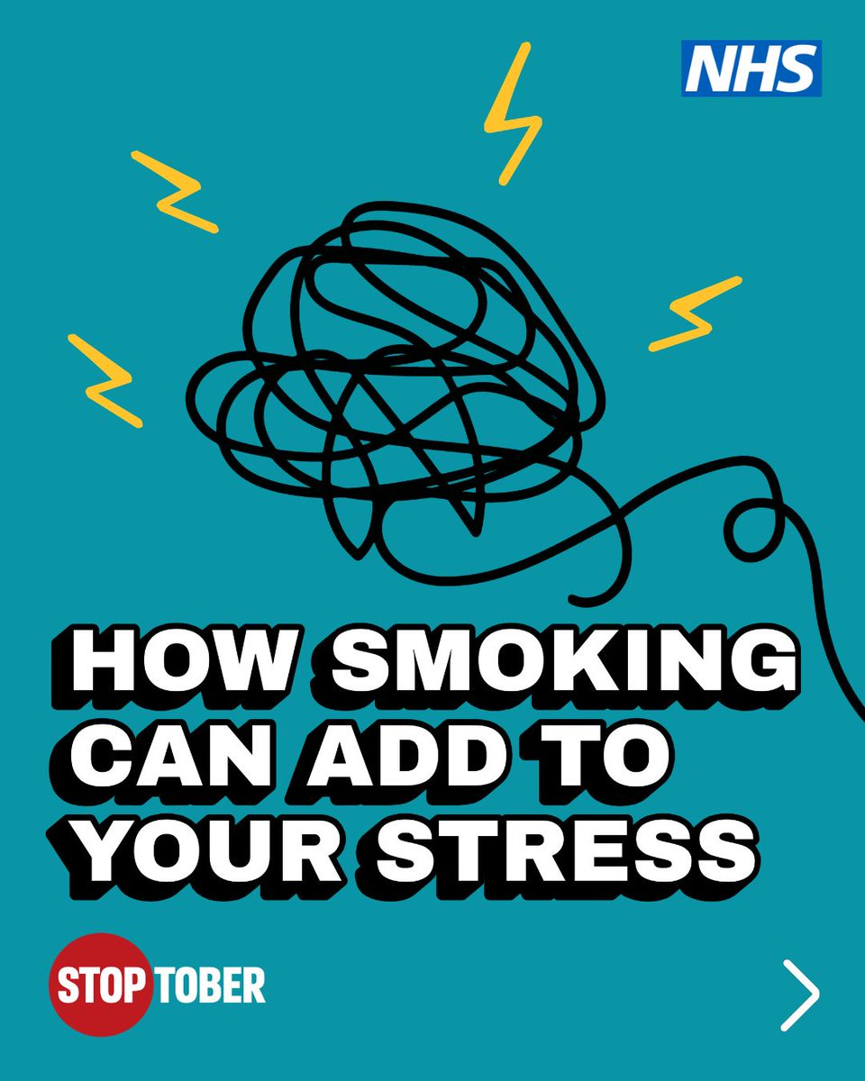 Breathe_Service's tweet photo. Think smoking helps with stress? It can actually keep you stuck in a cycle of cravings and anxiety.
Find out more about Breathe via: https://t.co/AKXgzPY8f9, or call us on 02036332609 and we can help you be #Smokefree this #Stoptober2026!
Your support, your way
#Stoptober https://t.co/Y0je3rwURP