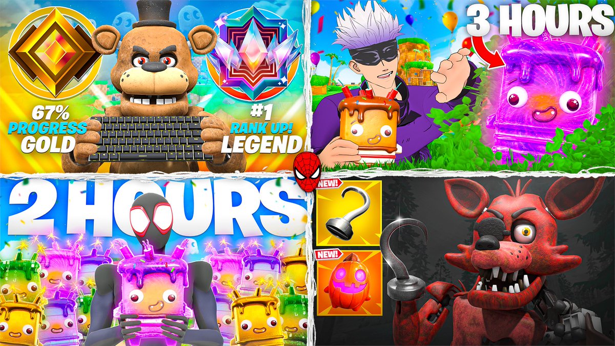gutsdzn's tweet photo. Some thumbnails I made recently 🌟
Any support is very appreciated  ❤️

❤️+♻️
#Thumbnail #Fortniteㅤㅤ https://t.co/oMR8MGq8vM