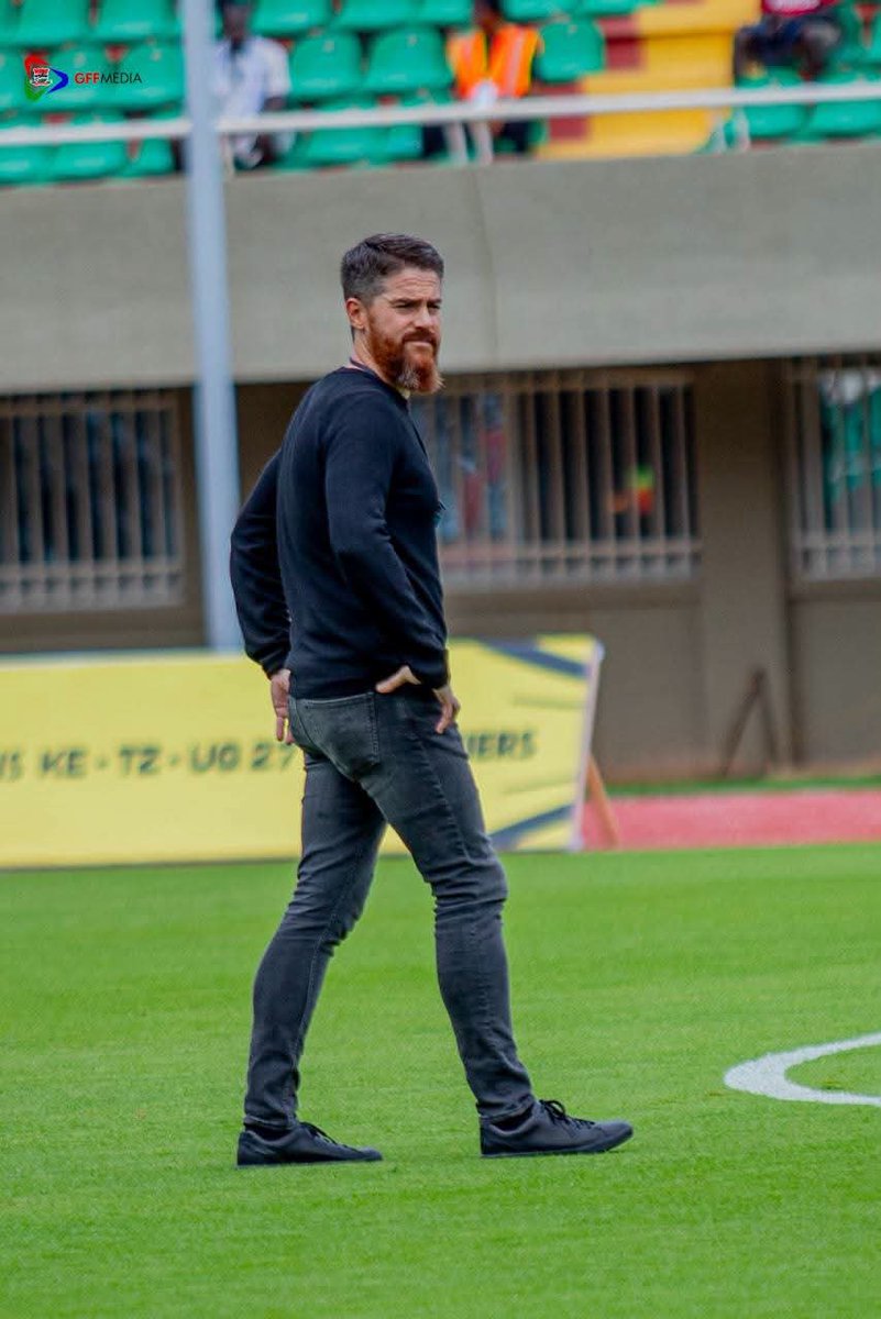 TeyaKevin's tweet photo. Gambia, under the leadership of former Gor Mahia coach Jonathan McKinstry, have pulled off arguably the biggest upset of the AFCON 2027 qualifiers, coming from 2-0 down to stun Ghana 4-2 at the Accra Sports Stadium in Accra. https://t.co/UIHspToEfO