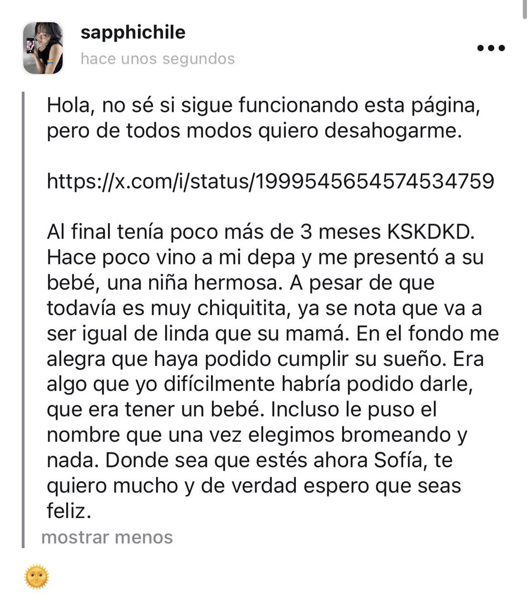 ccsapphichile's tweet photo. ay que pena esto :( https://t.co/VO15cMsKMy