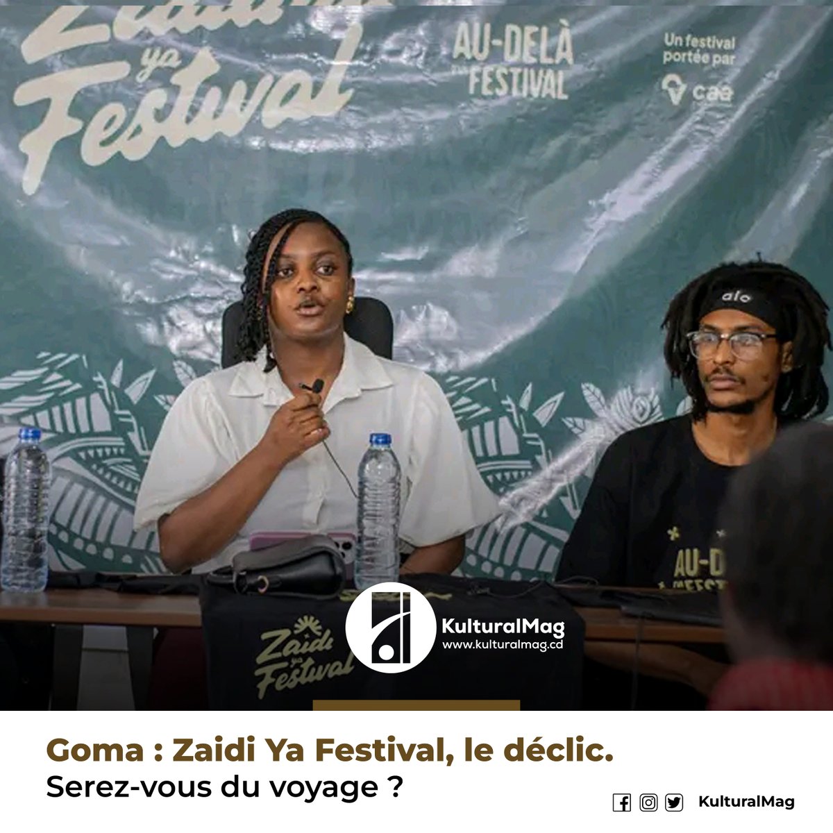kulturalmag_cd's tweet photo. Goma : Zaidi Ya Festival, le déclic. Serez-vous du voyage ?

#KulturalMag
https://t.co/Dl3Z3P7YoJ https://t.co/7XjAbU9dJi