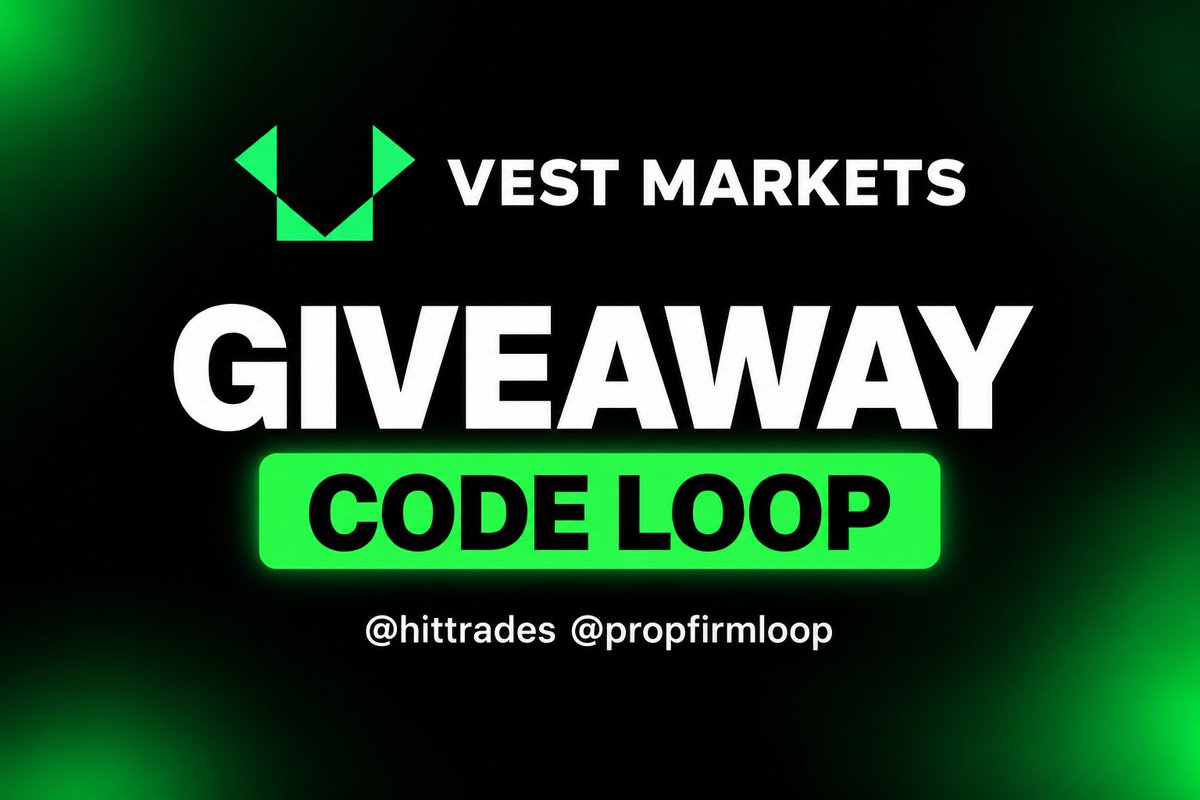 HitTrades's tweet photo. 🎁 VEST MARKETS GIVEAWAY 
 
Giving away  3 x 99% OFF codes for ANY evaluation!

To enter:

✅like &amp; repost

✅follow @hittrades &amp; @propfirmloop

✅comment code LOOP

First winner was picked on IG, two more will be picked here Friday!

LFG @vestexchange 

https://t.co/FzqsWLGWxj https://t.co/rOR1EfwvHR
