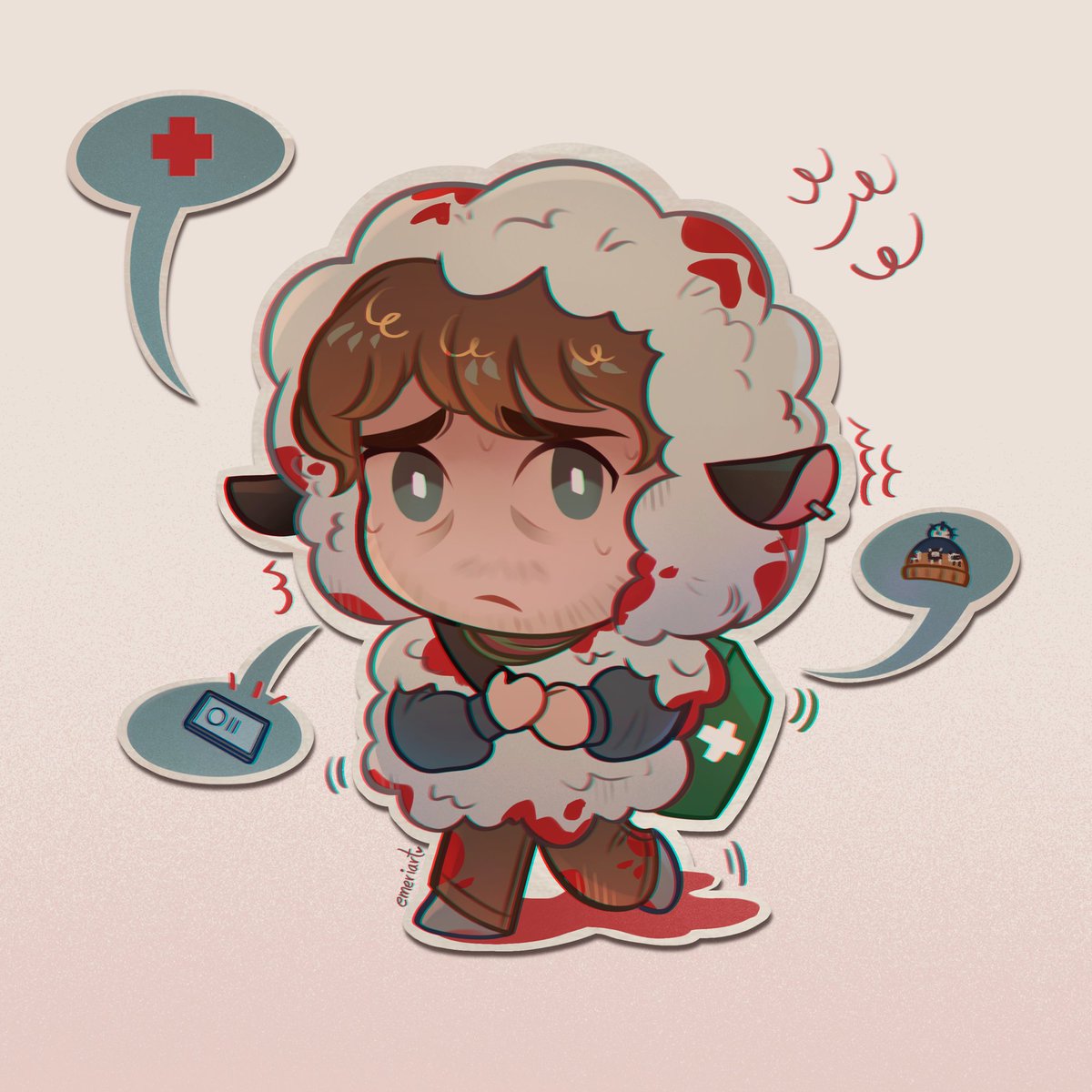 emeriart's tweet photo. be careful, little lamb 
#ResidentEvil #ResidentEvilmovie https://t.co/CsvyTUTJ3g