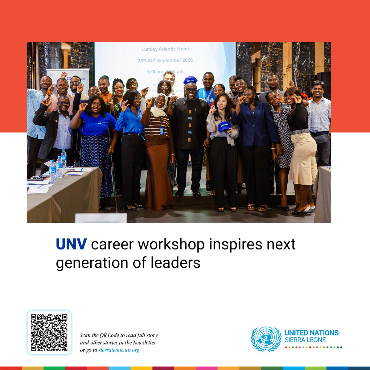 UNSierraLeone's tweet photo. @UNVolunteers @unv_sierraleone on #UNWeeklyHighlights https://t.co/t5xseTPFBG