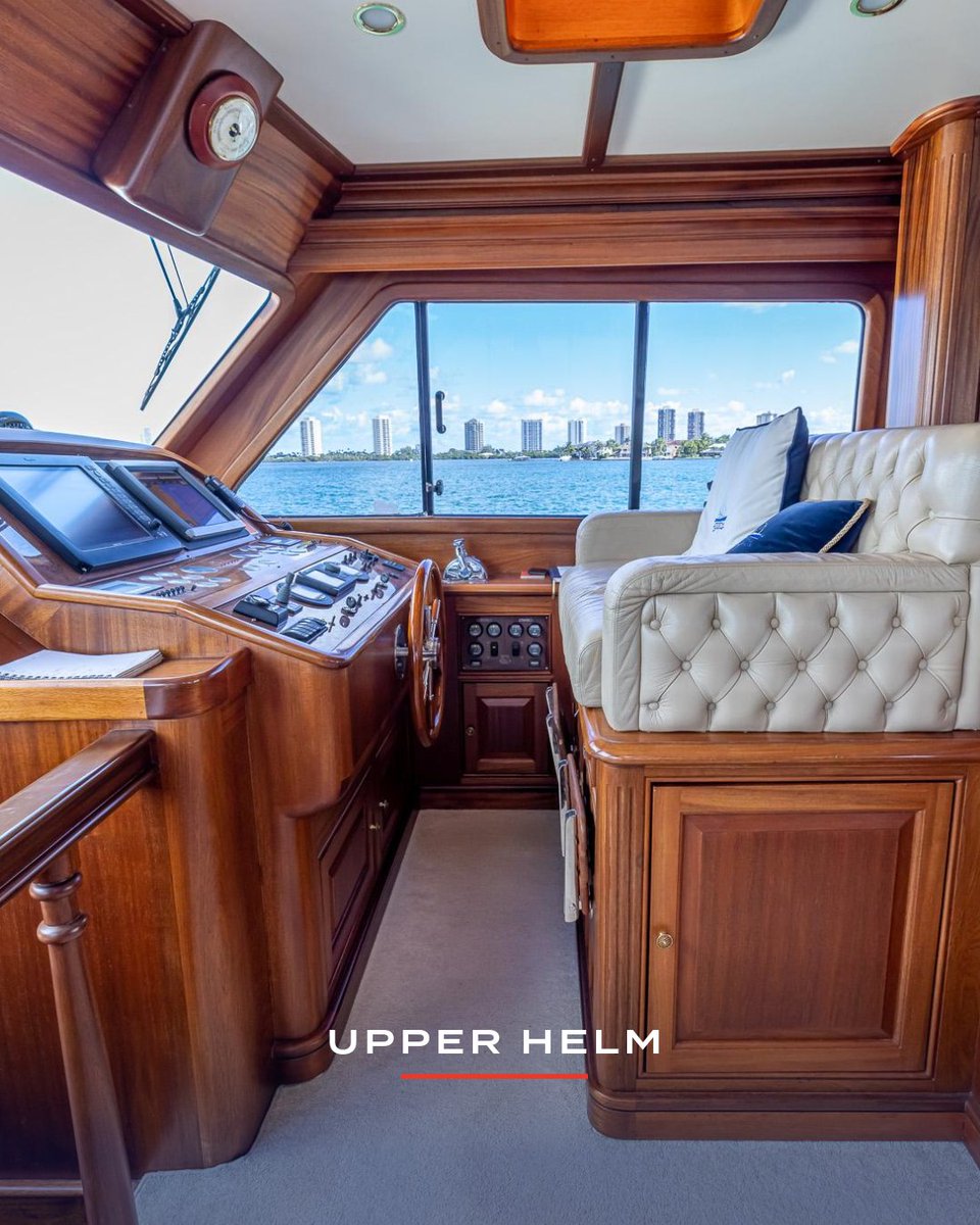 LukeBrownYachts's tweet photo. Interior Spotlight: ESSENCE, a 2006 Vicem 85 Classic in Palm Beach. Two rich wood salons, a king master suite with full-beam en suite, and 3 staterooms built for real cruising comfort. Offered at $1,395,000. Contact broker Paul Denton, 386-295-4668, pd@lukebrown.com.
#Vicem85 https://t.co/ZmmB0kEf50