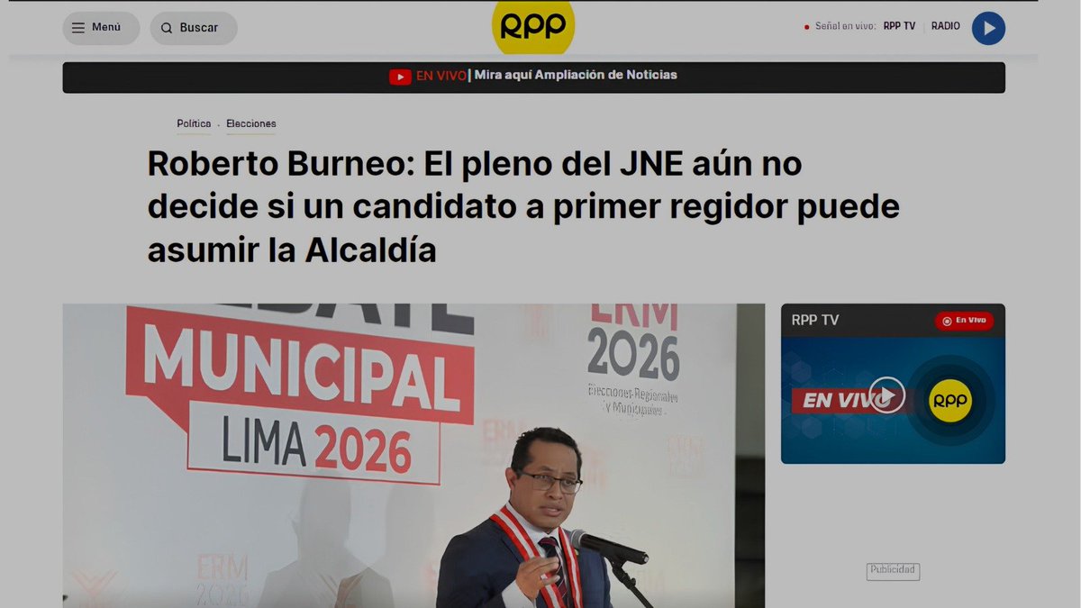 MagalyBlasB's tweet photo. @suselparedes @Ahora_Nacion @RPPNoticias 🗳️ Vacíos en las reglas.
Renovación Popular compite en Lima solo con lista de regidores. Su figura central postula formalmente como primer regidor y, como tal, no tiene la obligación individual de reportar gastos exigida a un candidato a alcalde. https://t.co/zdtn9rsBJk