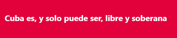 PartidoPCC's tweet photo. Con la fe de las almas austeras,
hoy sostengo con honda energía,
que no deben flotar dos banderas
donde basta con una: ¡la mía!

(...)

#CubaSoberana https://t.co/lg5cOMDgWx