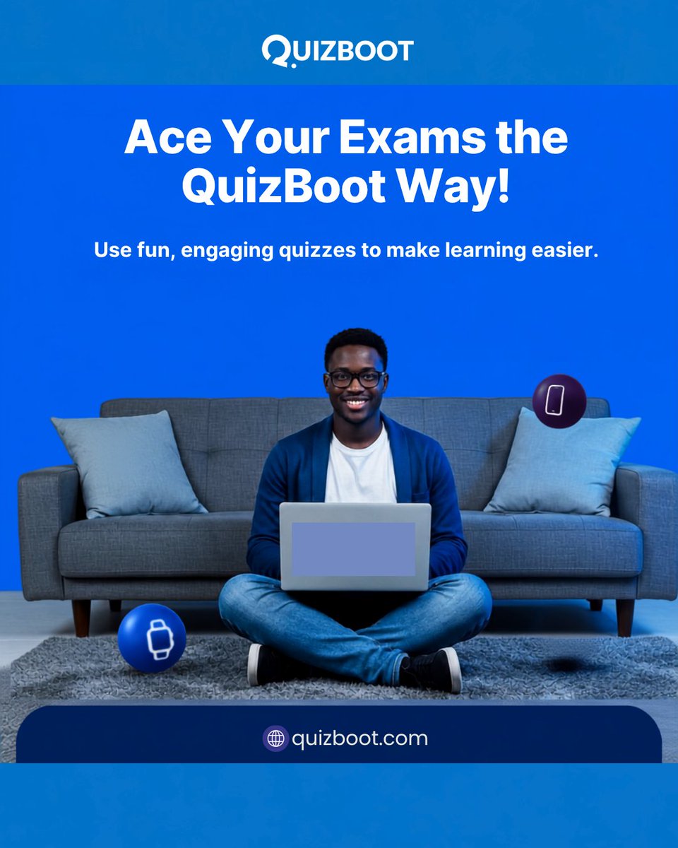 QuizBootHQ's tweet photo. Make your learning fun with Quizboot. Create quizzes, test what you know, spot the topics you need to work on, and keep practising until you’re confident.

Study. Quiz. Improve. Repeat. 🎯

#Quizboot #LearnWithQuizboot #ExamPrep #StudyTips https://t.co/X397ymOHPe