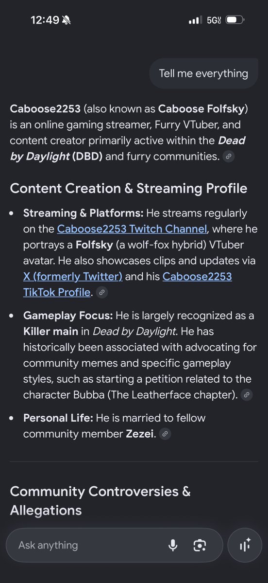 barnyard_bimb0's tweet photo. Hey @DeadbyDaylight @DeviusQC there’s videos showing @CFolfsky known as Caboose2253 on twitch misgendering a trans woman on twitch Use their platform to scam people We ask you is he truly someone you want in your creator program
#answers #furry #scammer #petkiller #justicforruger https://t.co/NHQ65MktiO