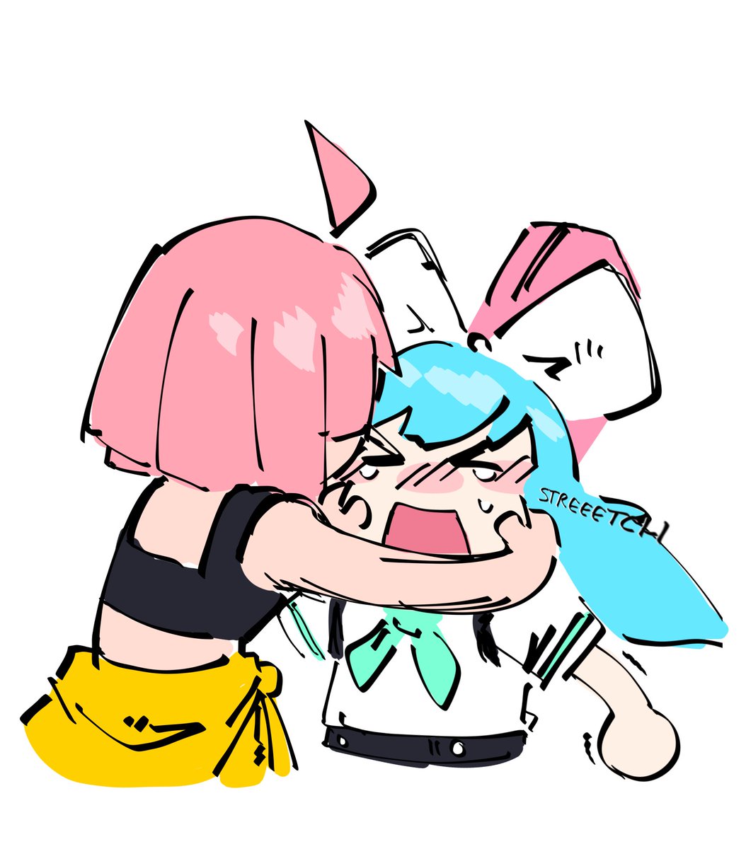 tsukameow_'s tweet photo. ive been babysitting a lot lately. bullying to blue one. 

#UNBEATABLE https://t.co/cN6IikIMNC
