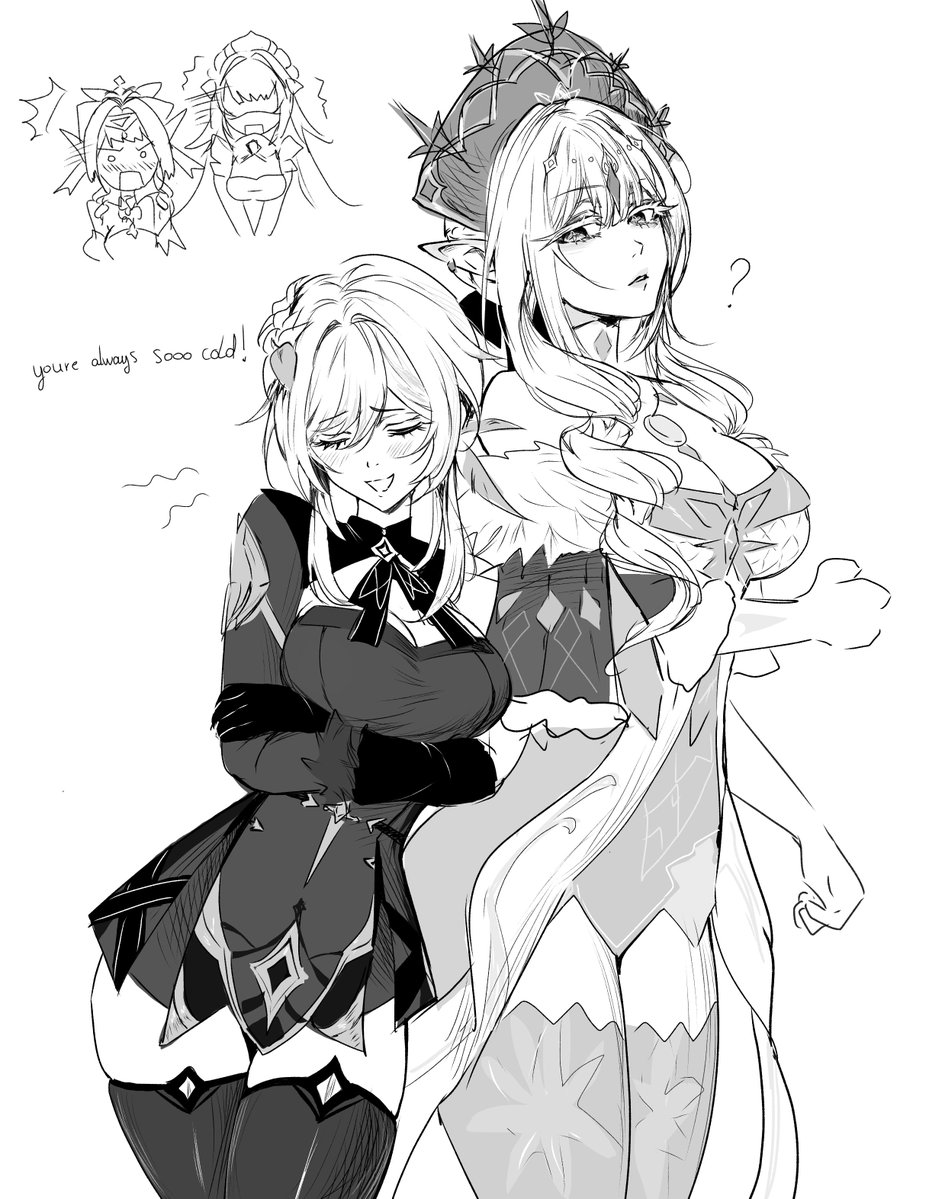 lavender77owo's tweet photo. #GenshinImpact #tsaritsa #lumine Sun and moon https://t.co/siMUTAqJEG