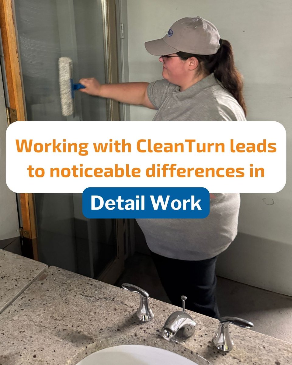 CleanTurnLLC's tweet photo. When you work with us, there will be a noticeable difference in your facility's cleanliness. Contact CleanTurn for a free walkthrough of your facility and learn about the scope gaps we find in your facility.

Contact us at info@cleanturn.com https://t.co/0gdxbOuR5L