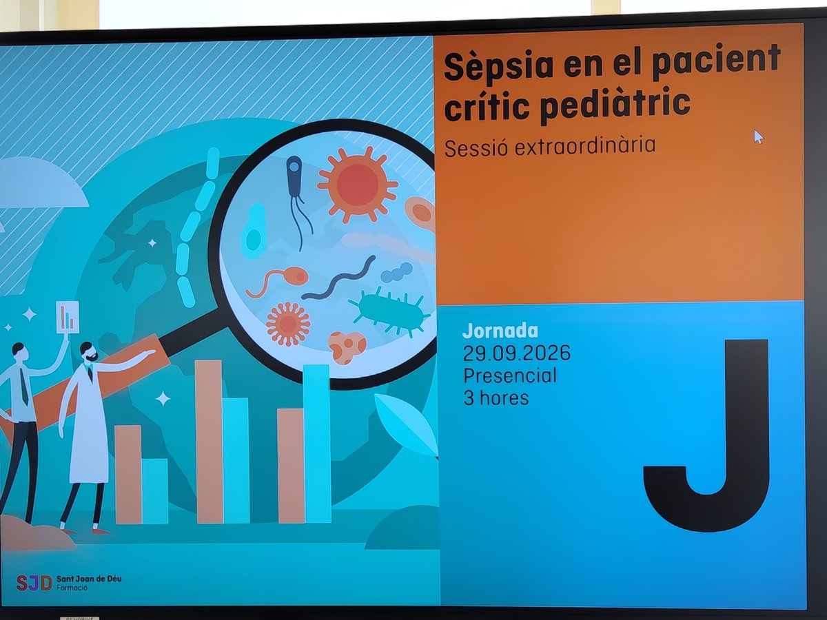lluis1966's tweet photo. Gran nivell científic a la Jornada sobre Sèpsia en el Pacient Crític Pediàtric avui al @COMBarcelona Actualització de les guies i presentació de casos clínics @SCPed @semgencat @SJDbarcelona_es @vallhebron @SJDVinclesAPS @primariaicscat @salutcat #codisèpsia #UCIP #pediatria https://t.co/XqZKPJR8qt
