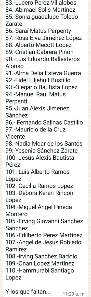 ElTendedeado's tweet photo. @rojasayuzo @efektoaguila @nathanoax @el_inge_bombita @juanitabanana71 @buho_botero @CristiPerezOax @Gelosnivon @LagarrapataS22 @InquisidorOax Actualización de la nómina de la vergüenza... AVIADORES AL POR MAYOR! https://t.co/CaH8OhgIBM