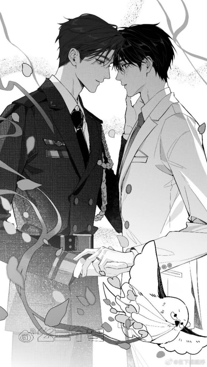 2312jiuhuo's tweet photo. HAPPY XU ZE DAY 🤍 luxu wedding aaaa.. i love them so much 🤧 

(art by 幺三个零 on weibo) https://t.co/YvfDnpf8sF