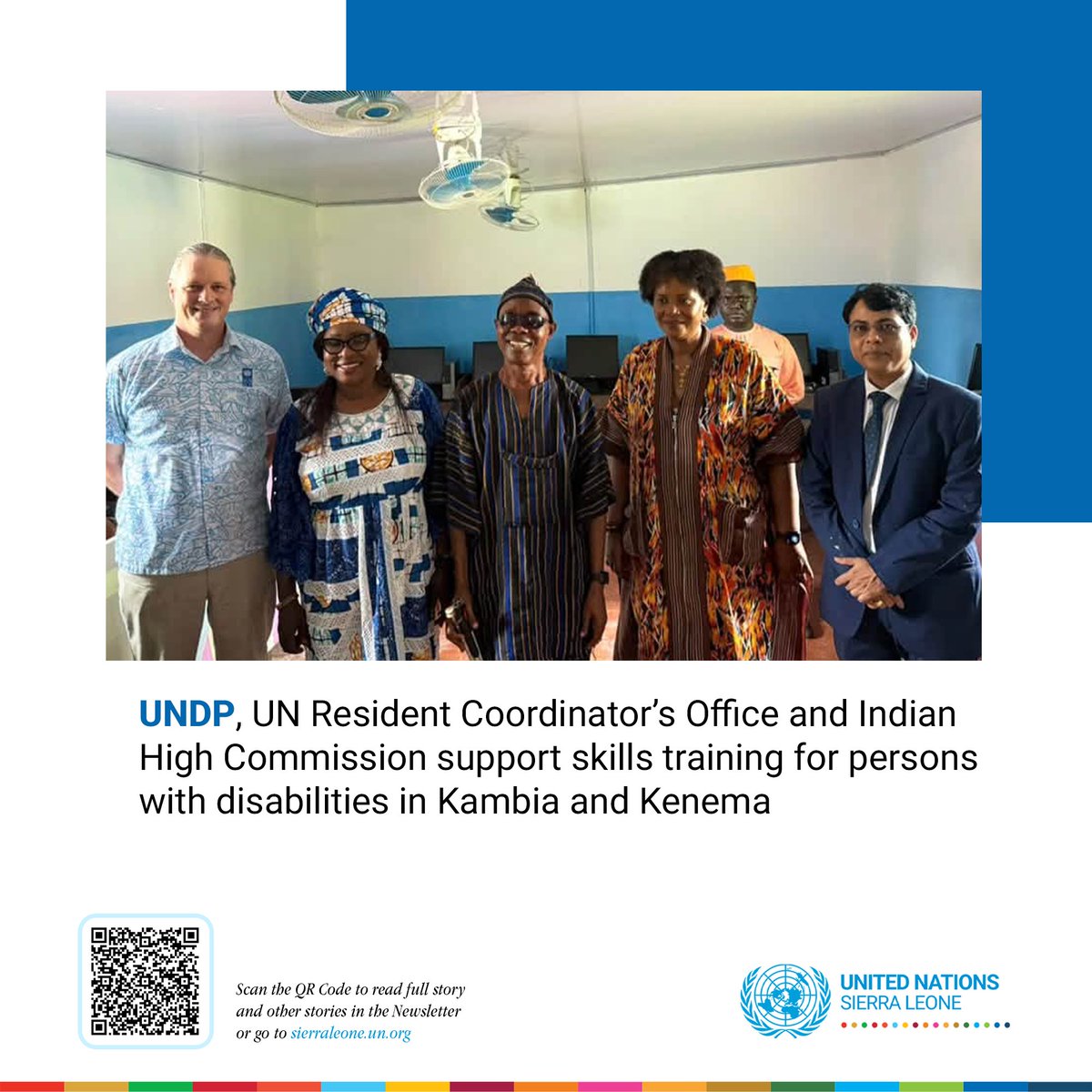 UNSierraLeone's tweet photo. @UNDPSierraLeone  @FreetownHci  @swakana99  on #UNWeeklyHighlights https://t.co/fIWT6Xz9Et