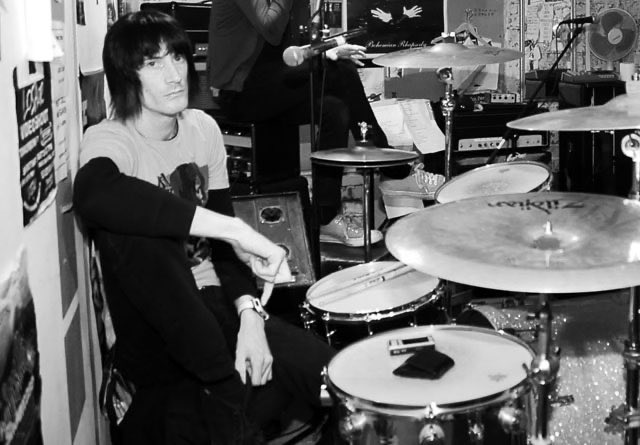 lostalone's tweet photo. Mark in our old, much-beloved rehearsal room and the second pic on stage during the original Say No To The World tour. 

March 2027 we go again to celebrate this record, London &amp; Nottingham are leading so far! 

Tickets 
https://t.co/TaBNRSsdef https://t.co/UOIdneFH4U
