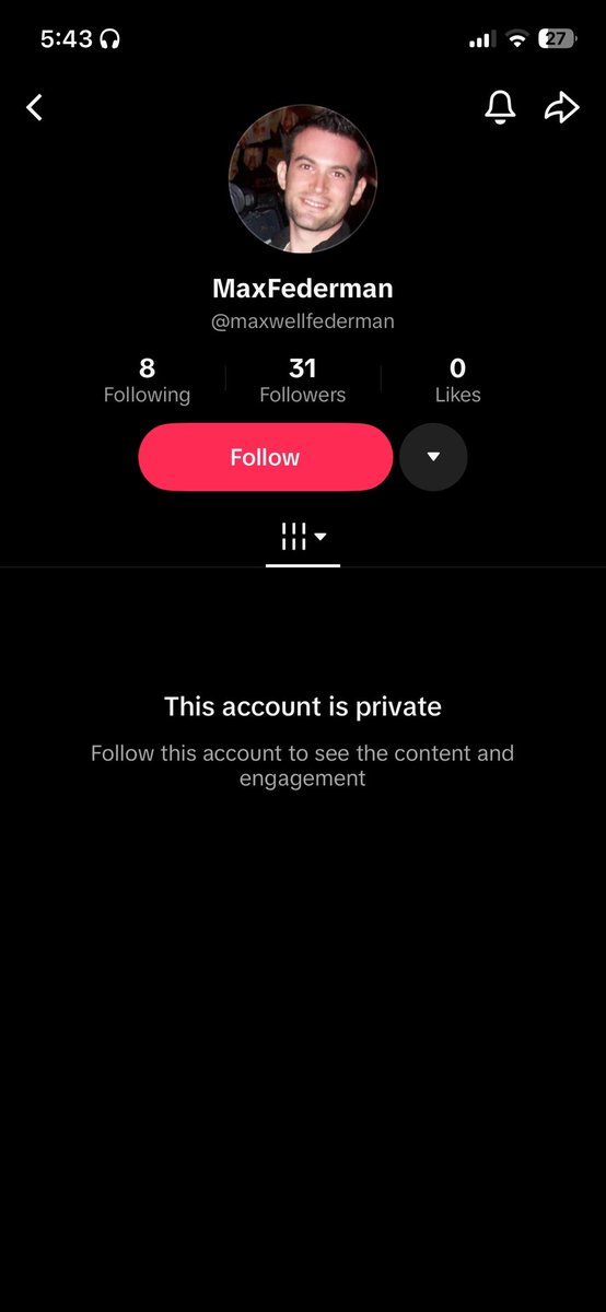 FederHawl's tweet photo. @4flrVendingmchn I’m probably unprivating my account for a while just for this.
But I’m surprised this has no acknowledgment of the fact max federman has a TikTok account &amp; atleast one TikTok post I saw of him commenting on a pro Palestine post (idk if the post is still up) https://t.co/aTA6z27IkQ