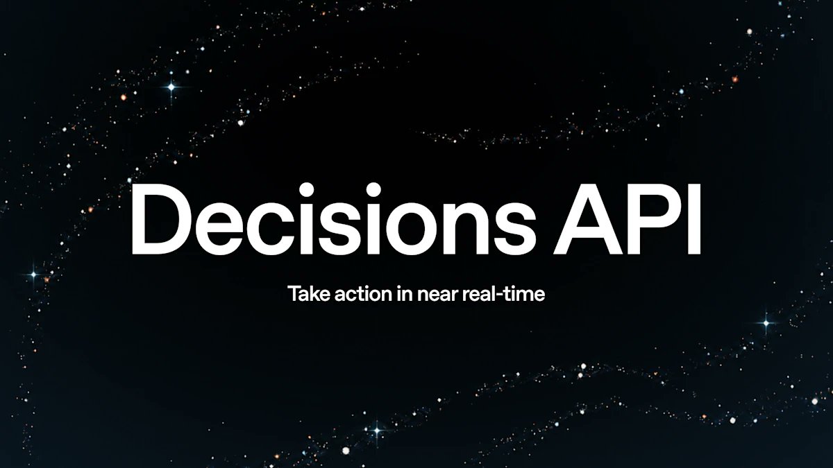 ctgptlb's tweet photo. 【速報】OpenAIがJEVの競合となるDecisions APIを発表

JEVと異なり、画像の入力にも対応。本日より限定プレビューを提供し、数日以内に広く公開予定 https://t.co/QmtfPxwi0M