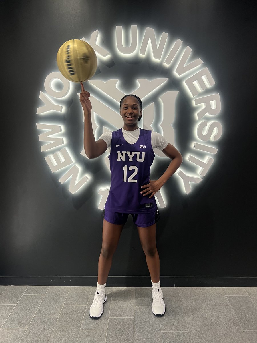 MaliahPierre_12's tweet photo. Thank you @nyuwomenshoops , @CoachMegBarber , @NettieRespondek , the rest of staff for the amazing unofficial visit! I enjoyed visiting campus and your facilities, and I am looking forward to building our relationship. Go Violets https://t.co/Sm5ycDLcL9