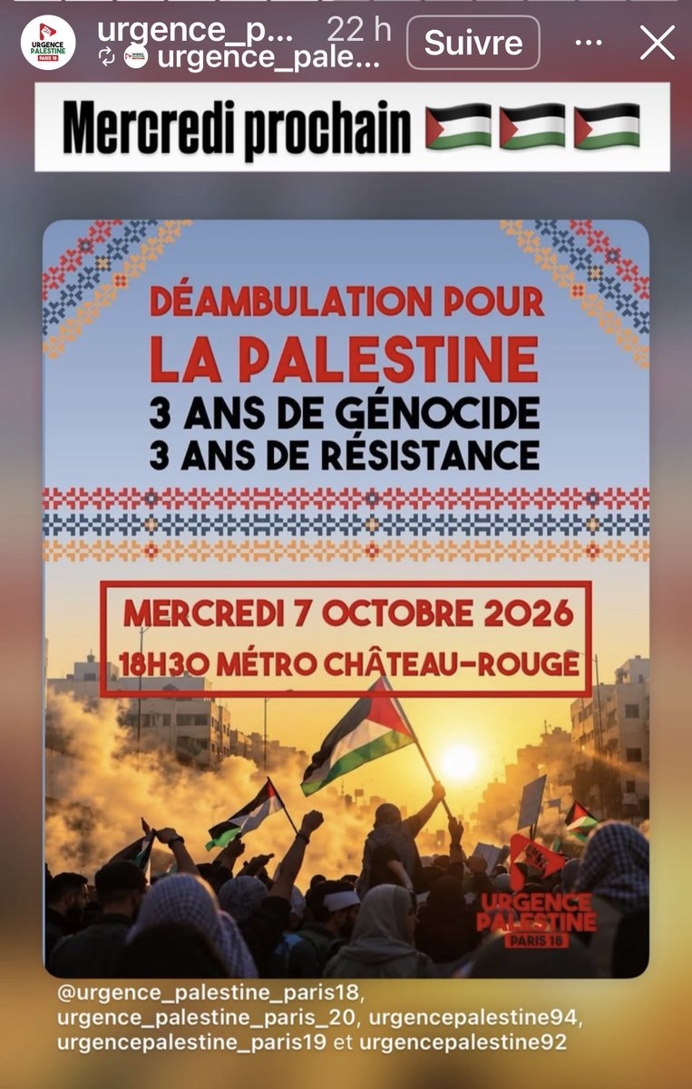 APchris06's tweet photo. ❗️Ça va beaucoup trop loin
Vous allez laisser faire ça @NunezLaurent ?
Le 7 octobre !
Provocation ignoble
Leur fameuse "résistance"
Laisser une telle provocation se tenir ce jour-là, serait honteux https://t.co/TqUIOU5ztj