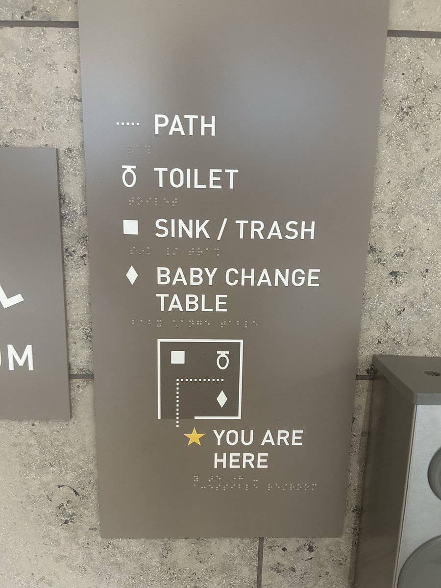 coreywaite's tweet photo. Studying the mini map in case I get lost in the Minneapolis airport bathroom https://t.co/IS9sxq6QDX