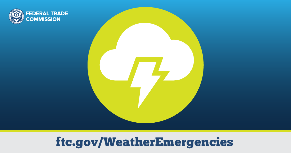 FTC's tweet photo. With a strong nor’easter inundating parts of the Northeast U.S., unlicensed contractors or scammers may contact you promising to clean up water damage. If they want cash up front, walk away. Spotting the tactics scammers use could help you avoid a scam: https://t.co/TFaRSs4K12 https://t.co/KiuoxpKfrQ