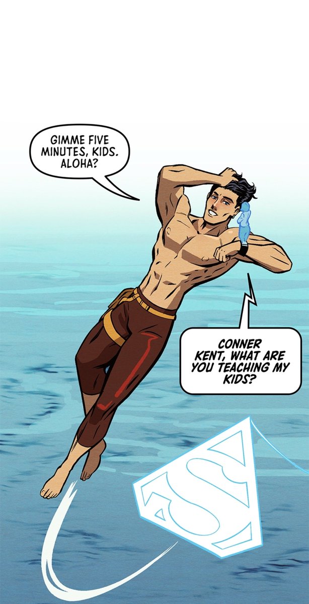 Samcamp_'s tweet photo. Issue 35 of Jon Kent: This Internship Is My Kryptonite is live on DC Universe Infinite, for free! Lois has a very bad, no good day as Conner teaches the twins about the family history, and Jon crossed over to Midvale. Check it out! 

https://t.co/BstdYHKTcg https://t.co/EAXjShB2mD