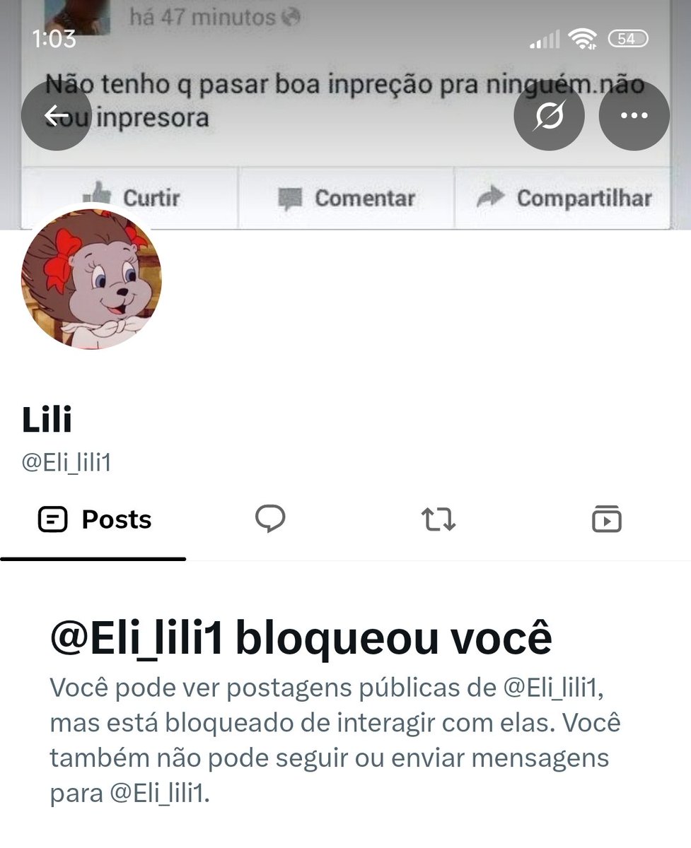 ThiagoX1977's tweet photo. @Lilianmcoa22 Esses apoiadores de bandidos não aguentam questionar https://t.co/pbdviBTD1J