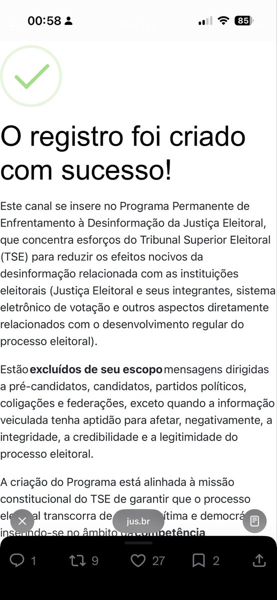 FelipeC24577779's tweet photo. @TimeBonoro_ Denunciado no tse também https://t.co/loozWpmL5Z