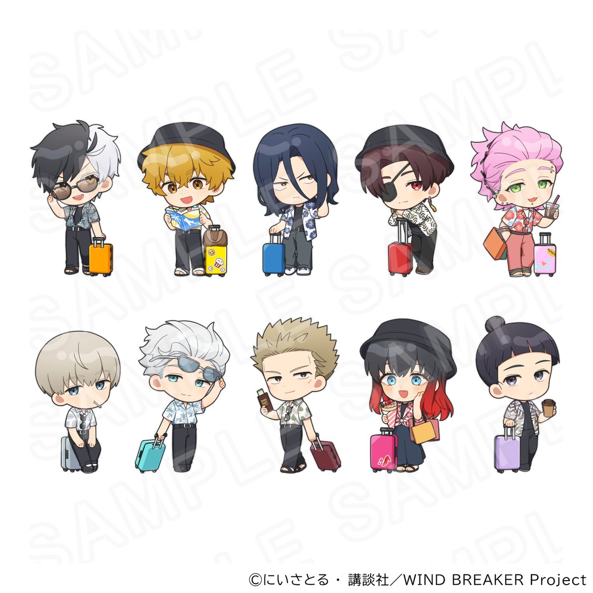 princesscafe333's tweet photo. TVアニメ『WIND BREAKER』新作グッズ

【ミニキャラ公開】
「旅行」をテーマにしたグッズを販売いたします🧳✨

詳細は当アカウント（@princesscafe333）にてお知らせいたします。
お楽しみに🎉

#ウィンブレ
#プリンセスカフェ https://t.co/hfogwLZdzZ