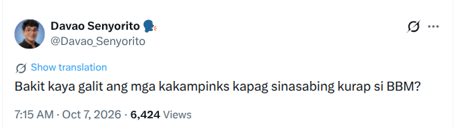 RaichuIsDBest's tweet photo. @Davao_Senyorito Kakampink pre-elections: Wag nyo iboto yang mga magnanakaw na yan, matuto na kayong bumoto nang tama. 

8080tanteng DDS: Iyak. Lugaw. Talunan. 

~~~ 

8080tanteng DDS post-elections: UNIPINK. Kain-tae.

What in the history revisionism is this? https://t.co/cQIA8sGdBN
