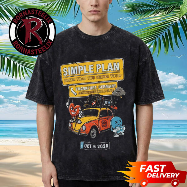 Rornasteelix's tweet photo. Simple Plan Frankfurt Germany Bigger Than You Think Tour 2026 At Jahrhunderthalle Club On October 6 2026 Unisex T Shirt
#SimplePlan
>>> Check now:
https://t.co/1emuuiv9Eb
https://t.co/rHxDep30Bj https://t.co/ArNfSxCGbk