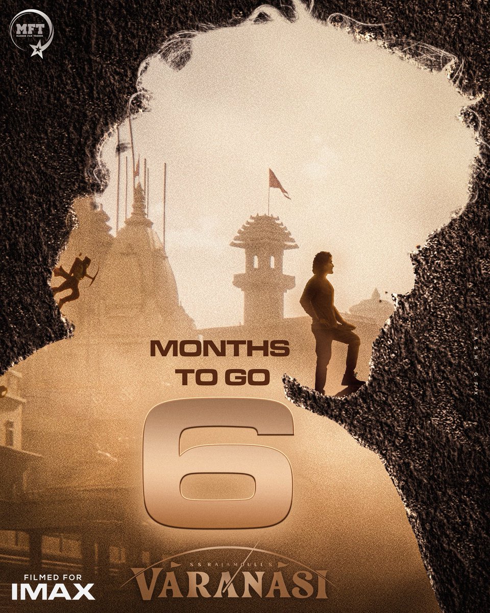MaheshFanTrends's tweet photo. The Mighty RUDHRA arrives in 6 months 🔱🏹

@urstrulyMahesh #VARANASI https://t.co/uEYPNuPmX2
