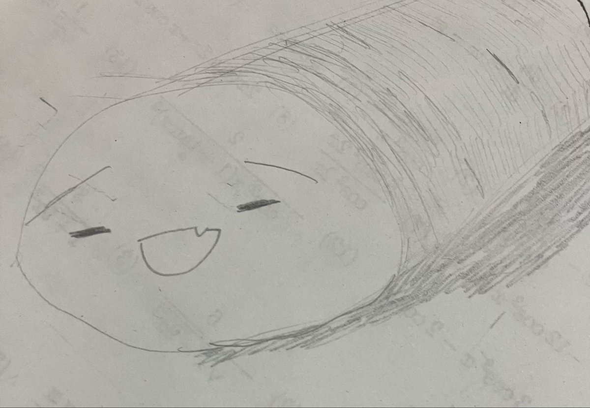 imdekopon's tweet photo. 落書きの産物
彼女は恵方巻きちゃん。優しく食べてあげてね。 https://t.co/6QNoP4W4ka