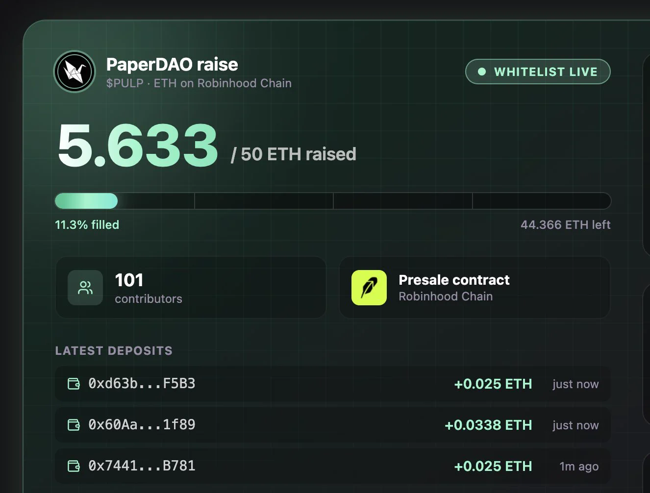 Polkaguy on X: "Raise is LIVE for @paperdao_xyz All the best to ...