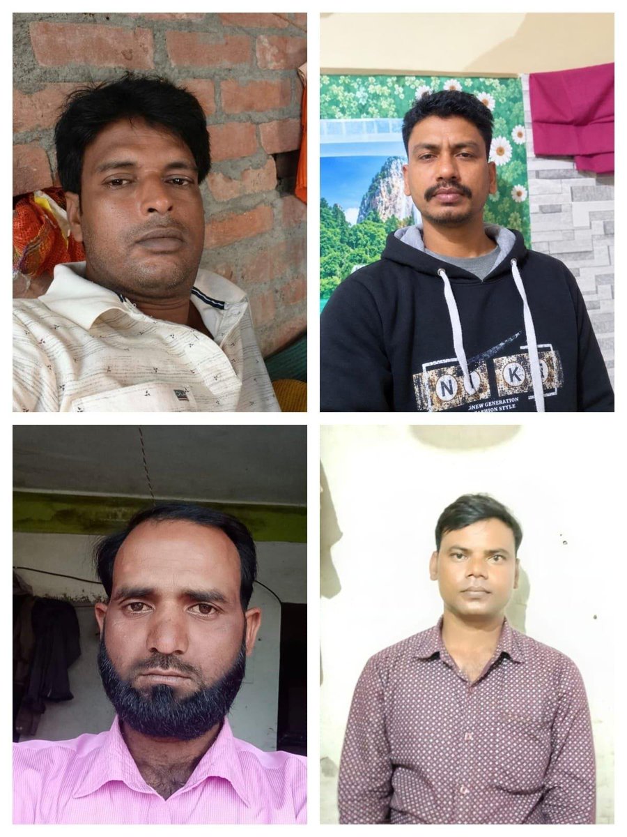 faizan0008's tweet photo. Deleted in SIR, four Bengal men now locked at Chhattisgarh detention centre for over a month

Sabir Sheikh (42), Safikul Islam (39), Nasiruddin Sheikh (35), and Laltu Sheikh (28) from Murshidabad

SIR process is to target Muslims illegally declare them Bangladeshi https://t.co/sh0B5zFbLf
