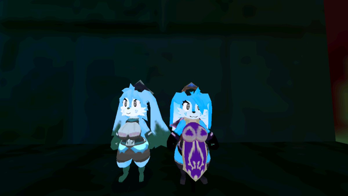 Rafurbi's tweet photo. @FurrotakoMX I've played about 100 hours in atlyss half that was just customizing my characters - collecting clothes and figuring out a outfit.
Some of my main cast.
1st Cake = Gray Bunny 
2nd Razz Azul = Blue Bunny
3rd Princess = Pink Bunny https://t.co/PRYd5QMWeD