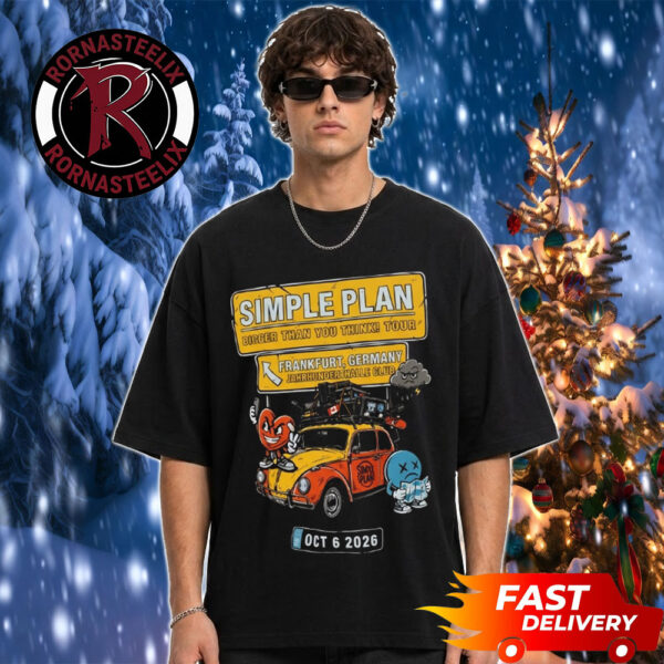 Rornasteelix's tweet photo. Simple Plan Frankfurt Germany Bigger Than You Think Tour 2026 At Jahrhunderthalle Club On October 6 2026 Unisex T Shirt
#SimplePlan
>>> Check now:
https://t.co/1emuuiv9Eb
https://t.co/rHxDep30Bj https://t.co/ArNfSxCGbk