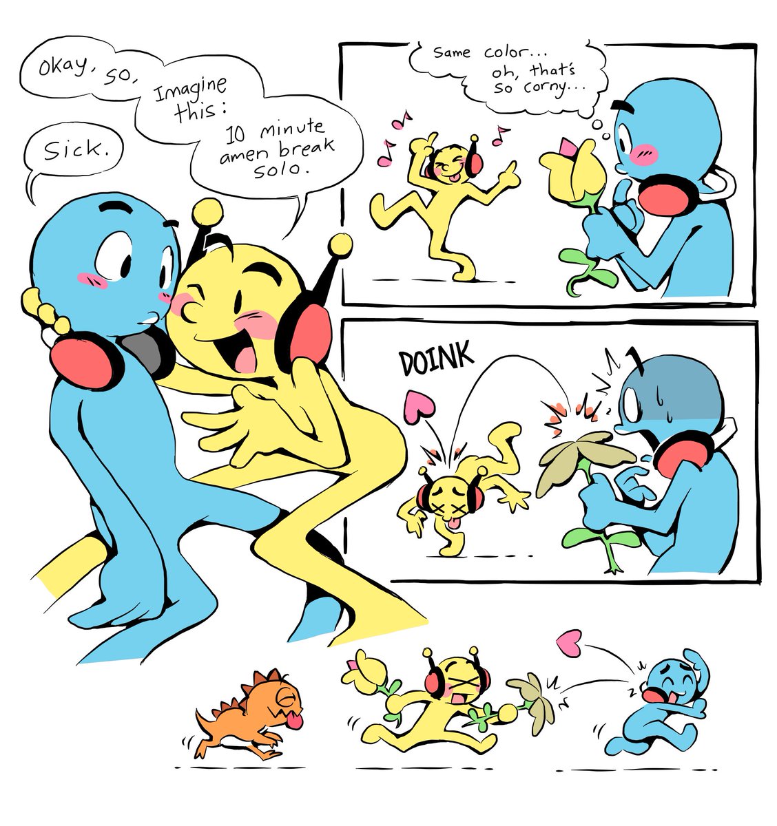 peytonpartyhorn's tweet photo. various rhythm heaven comics part 1 https://t.co/0cuo5txr09
