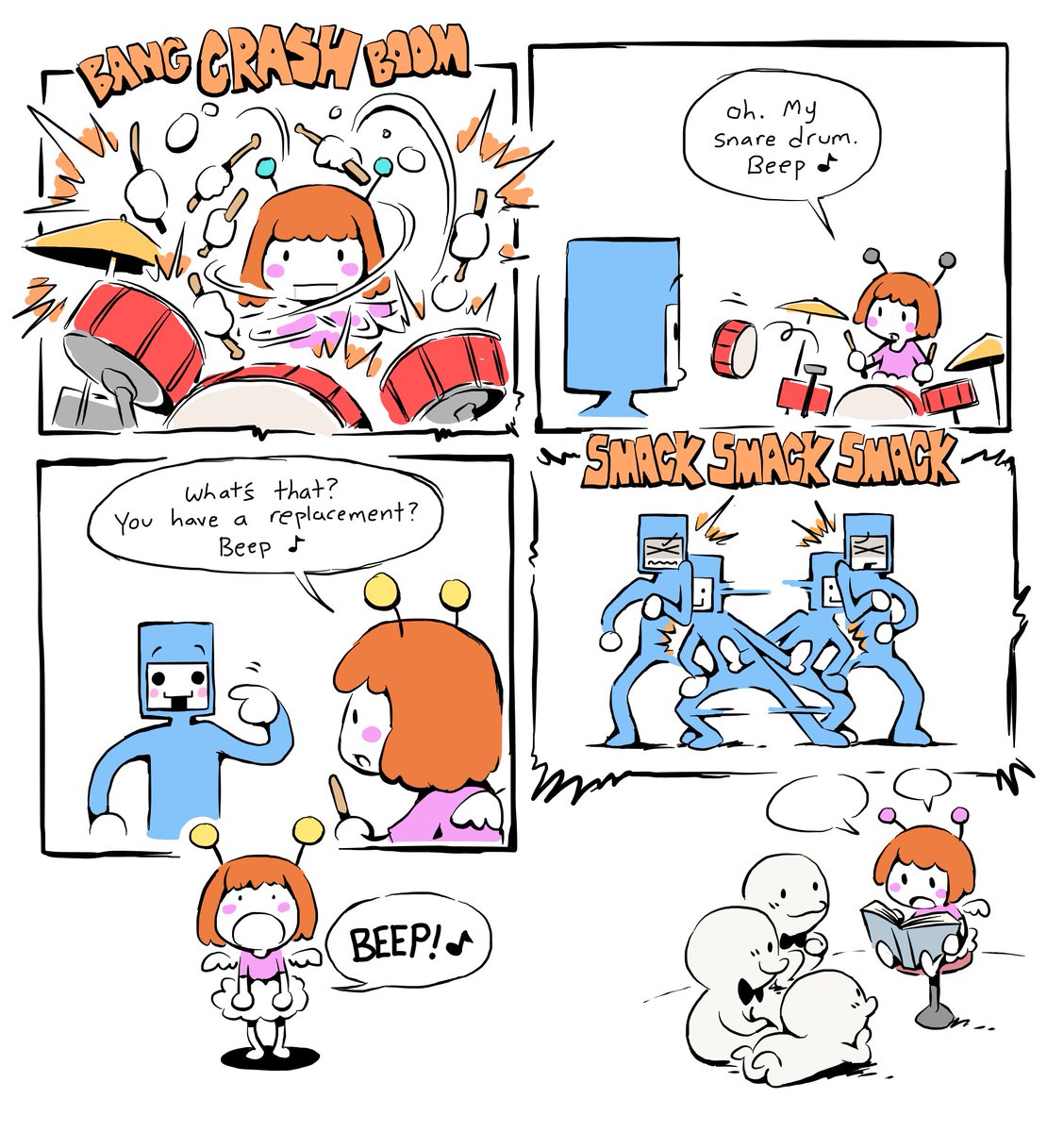 peytonpartyhorn's tweet photo. various rhythm heaven comics part 1 https://t.co/0cuo5txr09